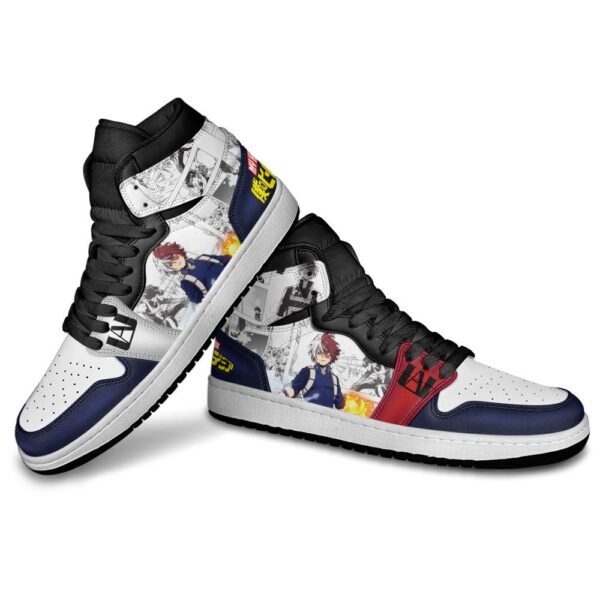 Baskets montantes Air Jordan Shoto Todoroki – Chaussures montantes My Hero Academia – Image 4