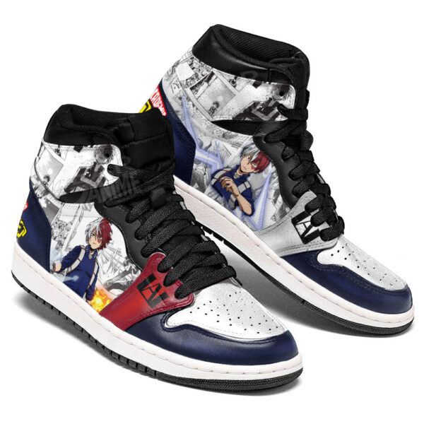 Baskets montantes Air Jordan Shoto Todoroki – Chaussures montantes My Hero Academia – Image 3