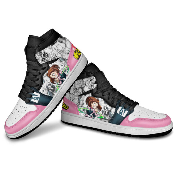 Baskets montantes Air Jordan Ochako Uraraka – Chaussures montantes My Hero Academia – Image 4