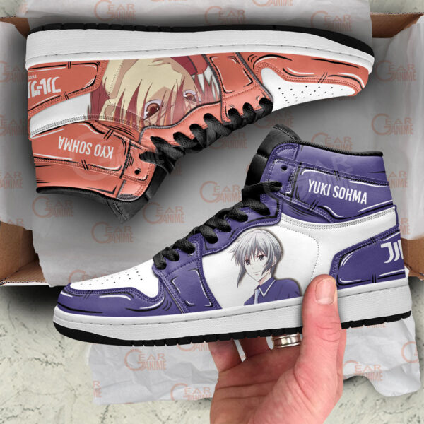 Baskets montantes Air Jordan Yuki & Kyo Sohma – Chaussures montantes Fruits Basket – Image 2