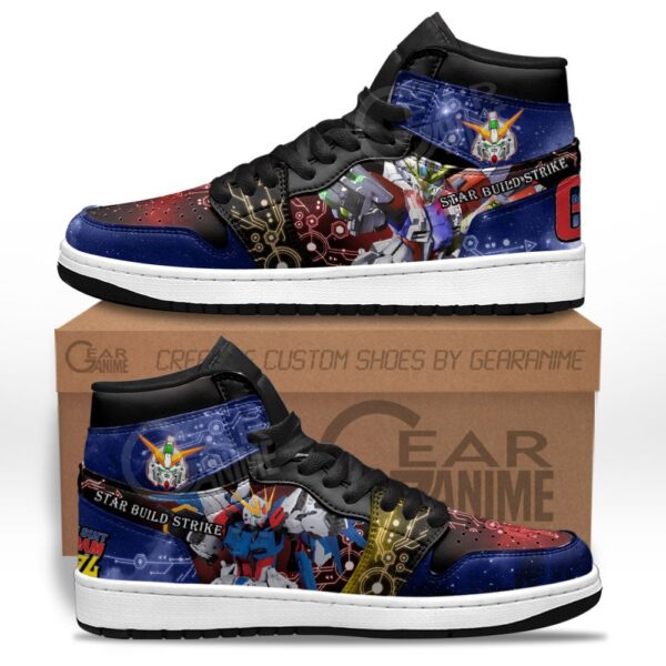 Baskets montantes Air Jordan Star Build Strike – Chaussures montantes Mobile Suit Gundam – Image 2