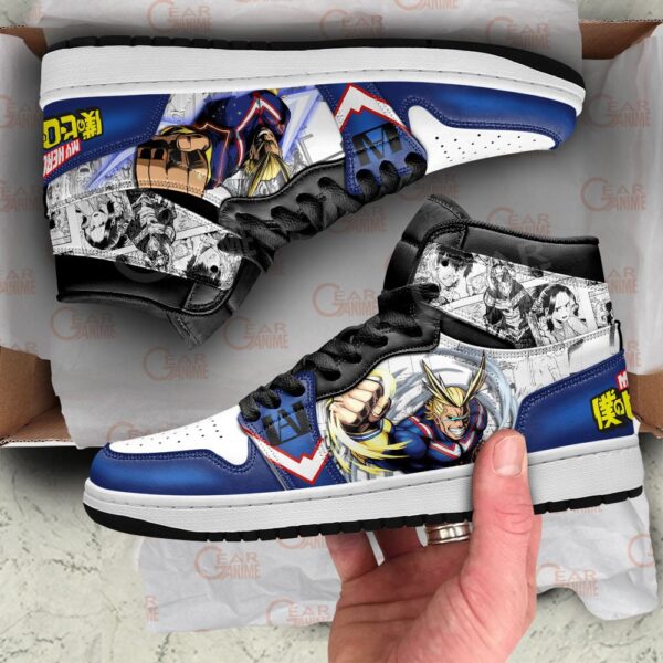 Baskets montantes Air Jordan All Might – Chaussures montantes My Hero Academia – Image 2
