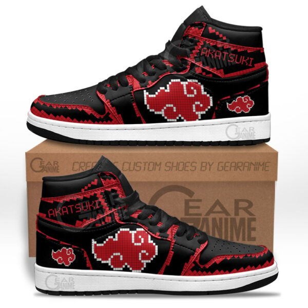 Baskets montantes Air Jordan Akatsuki – Chaussures montantes Naruto – Image 2
