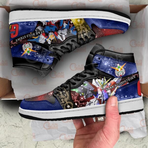 Baskets montantes Air Jordan Star Build Strike – Chaussures montantes Mobile Suit Gundam – Image 3