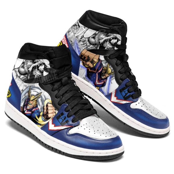 Baskets montantes Air Jordan All Might – Chaussures montantes My Hero Academia – Image 3