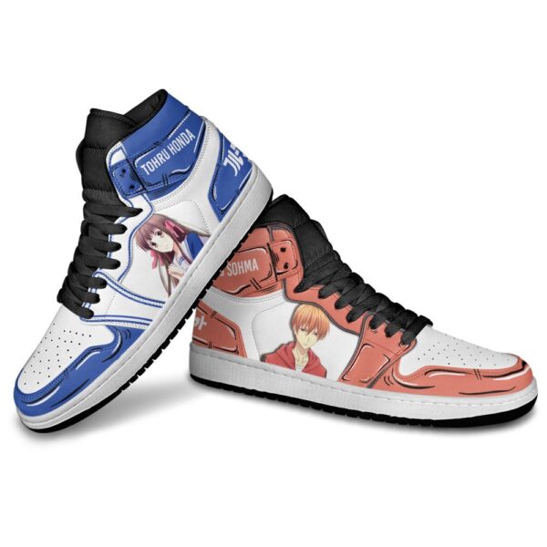 Baskets montantes Air Jordan Tohru Honda et Kyo Sohma – Chaussures montantes Fruits Basket – Image 3