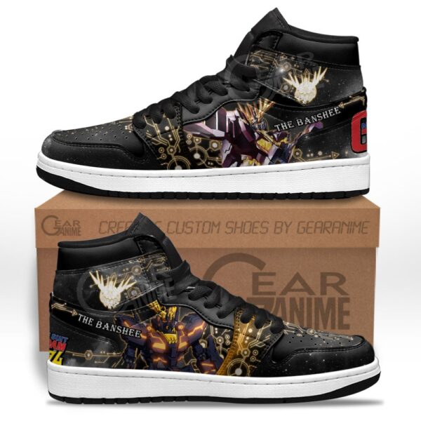 Baskets montantes Air Jordan Banshee – Chaussures montantes Mobile Suit Gundam – Image 2