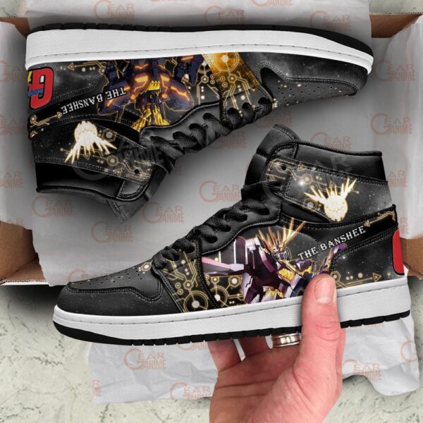 Baskets montantes Air Jordan Banshee – Chaussures montantes Mobile Suit Gundam – Image 3