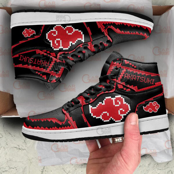 Baskets montantes Air Jordan Akatsuki – Chaussures montantes Naruto – Image 3