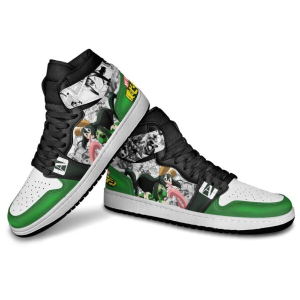 Baskets montantes Air Jordan Tsuyu Asui (Froppy) – Chaussures montantes My Hero Academia – Image 4