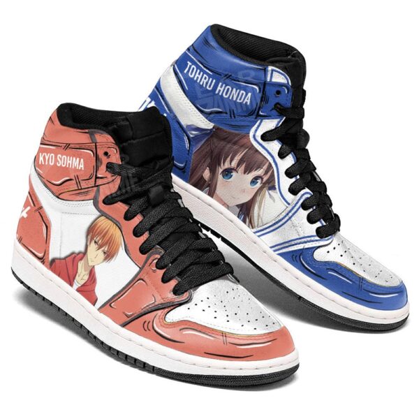 Baskets montantes Air Jordan Tohru Honda et Kyo Sohma – Chaussures montantes Fruits Basket – Image 4