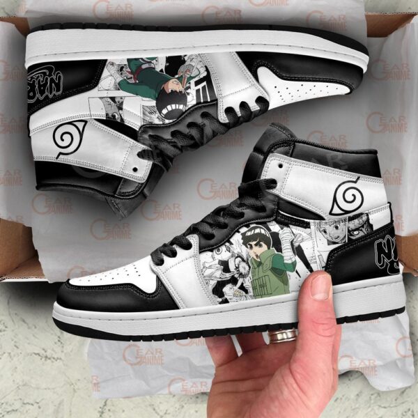 Baskets montantes Air Jordan Rock Lee – Chaussures montantes Naruto – Image 2