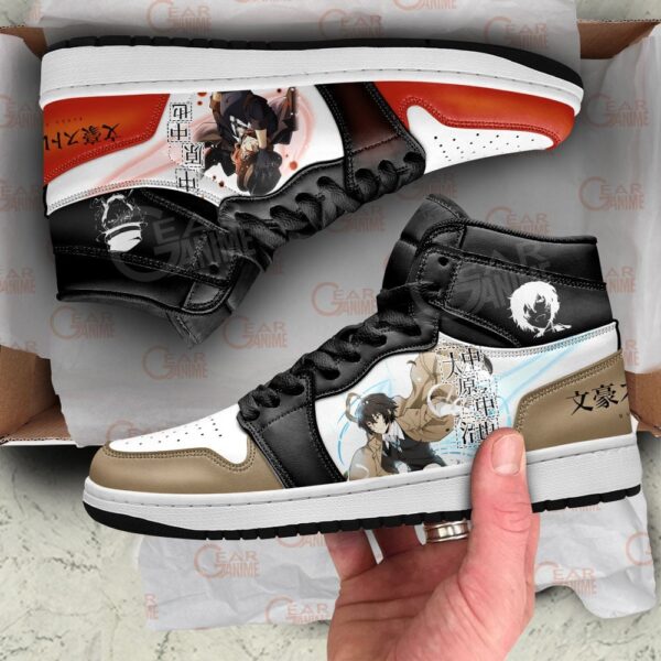 Baskets montantes Air Jordan Osamu et Chuuya – Chaussures montantes Bungō Stray Dogs – Image 2