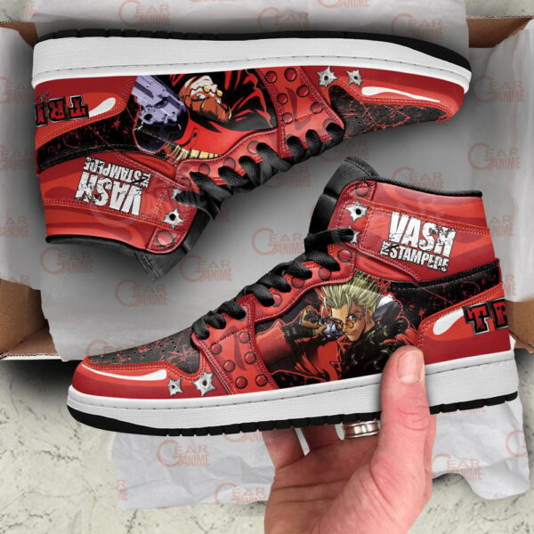 Baskets montantes Air Jordan Vash the Stampede – Chaussures montantes Trigun – Image 2