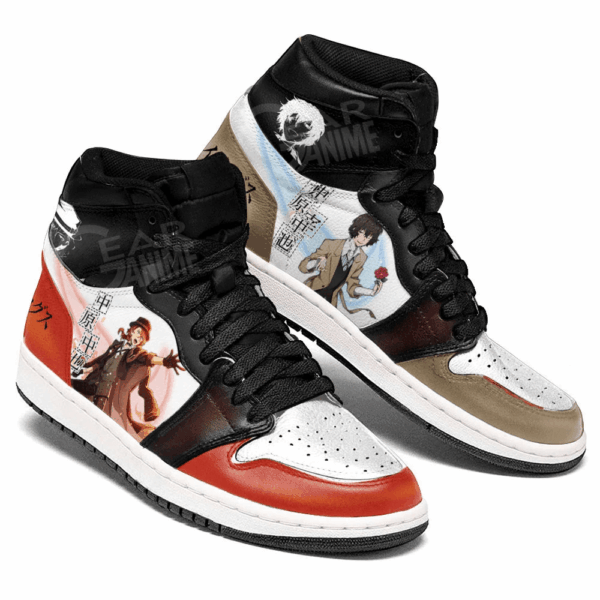 Baskets montantes Air Jordan Osamu et Chuuya – Chaussures montantes Bungō Stray Dogs – Image 3