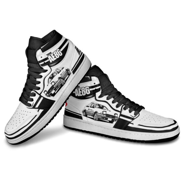 Baskets montantes Air Jordan AE86 Trueno – Chaussures montantes Initial D – Image 3