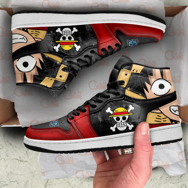 Baskets montantes Air Jordan Luffy – Chaussures montantes One Piece – Image 2