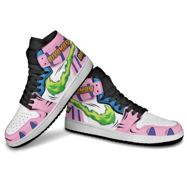 Baskets montantes Air Jordan Biyomon – Chaussures montantes Digimon – Image 3