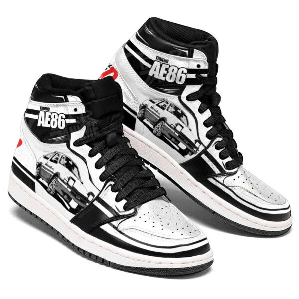 Baskets montantes Air Jordan AE86 Trueno – Chaussures montantes Initial D – Image 2