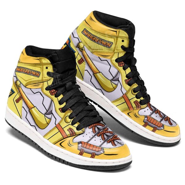 Baskets montantes Air Jordan WarGreymon – Chaussures montantes Digimon – Image 3