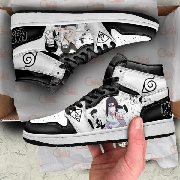 Baskets montantes Air Jordan Neji Hyūga – Chaussures montantes Naruto – Image 2