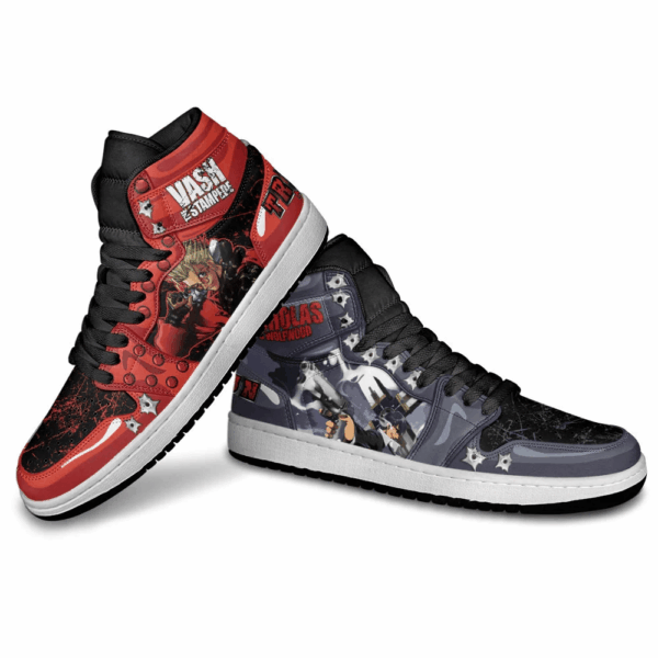 Baskets montantes Air Jordan Vash et Wolfwood – Chaussures montantes Trigun – Image 4