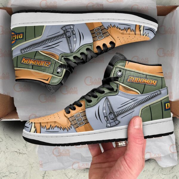 Baskets montantes Air Jordan Zudomon – Chaussures montantes Digimon – Image 2