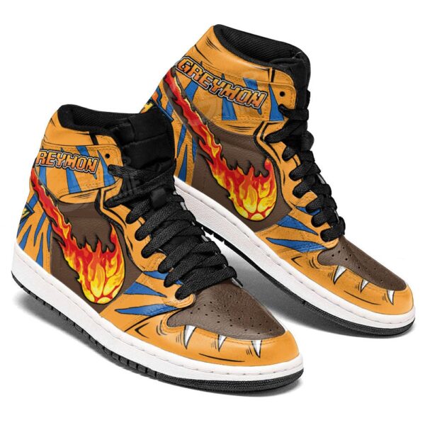 Baskets montantes Air Jordan Greymon – Chaussures montantes Digimon – Image 3