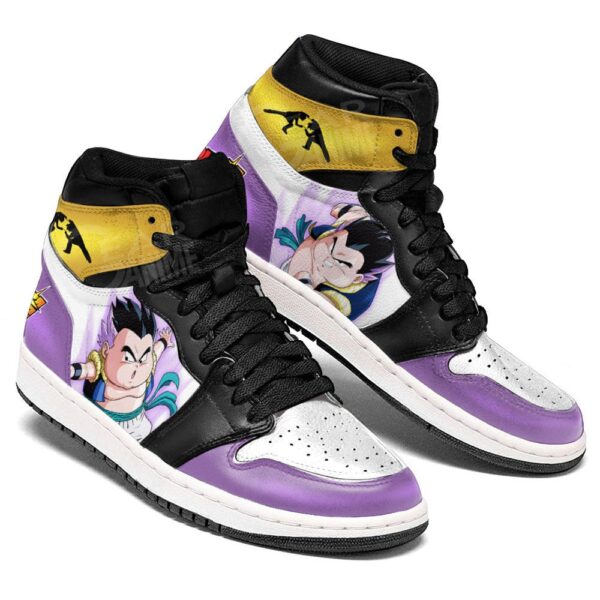 Baskets montantes Air Jordan Gotenks – Chaussures montantes Dragon Ball Super – Image 3