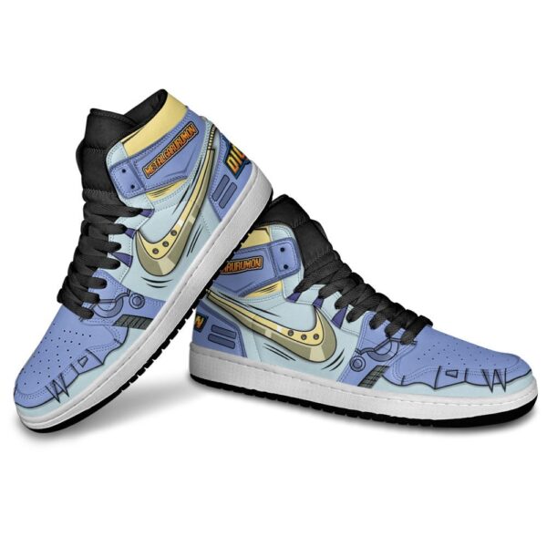 Baskets montantes Air Jordan MetalGarurumon – Chaussures montantes Digimon – Image 3