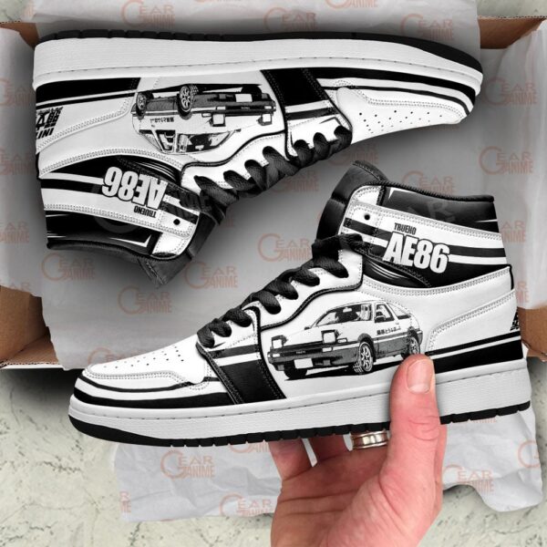 Baskets montantes Air Jordan AE86 Trueno – Chaussures montantes Initial D – Image 4