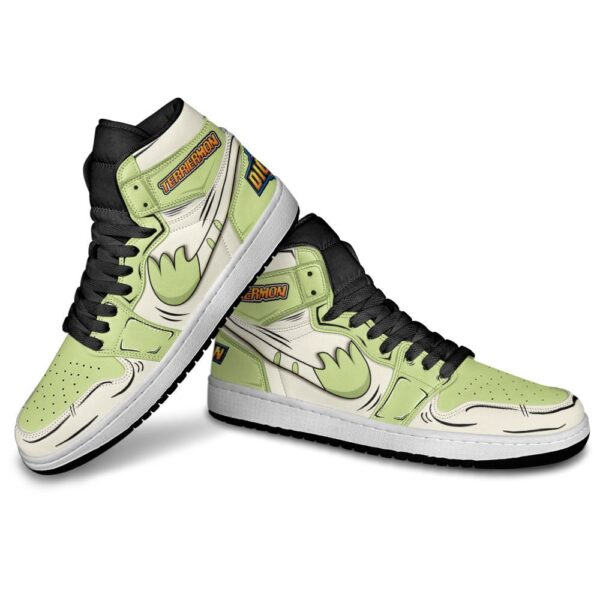 Baskets montantes Air Jordan Terriermon – Chaussures montantes Digimon – Image 4