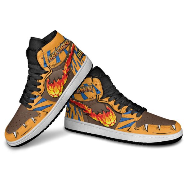 Baskets montantes Air Jordan Greymon – Chaussures montantes Digimon – Image 4