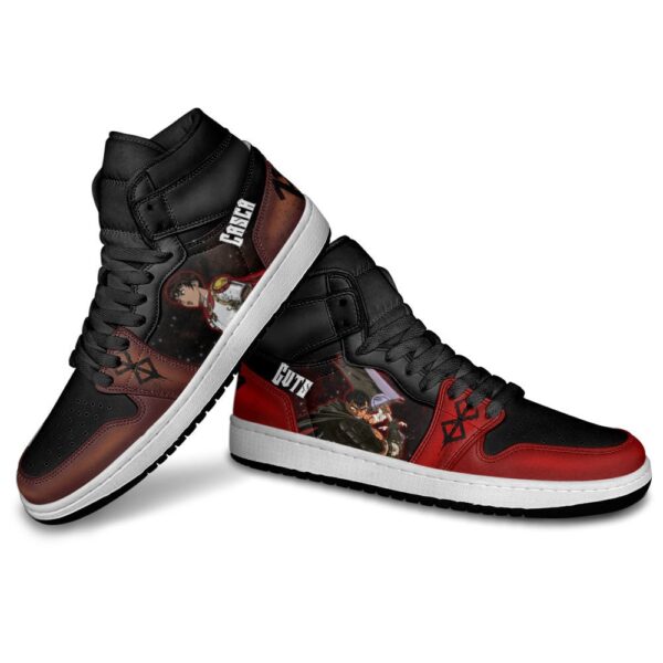 Baskets montantes Air Jordan Casca et Guts – Chaussures montantes Berserk – Image 4