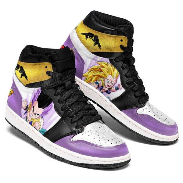 Baskets montantes Air Jordan Gotenks – Chaussures montantes Dragon Ball – Image 3