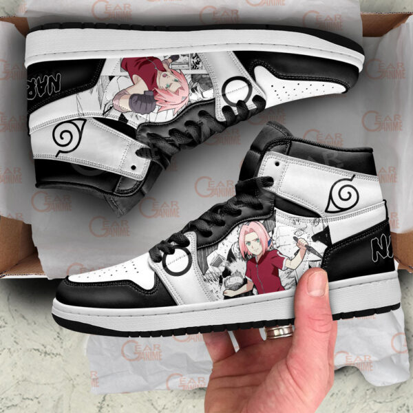 Baskets montantes Air Jordan Sakura Haruno – Chaussures montantes Naruto – Image 2