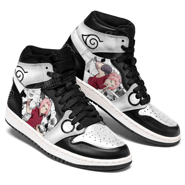 Baskets montantes Air Jordan Sakura Haruno – Chaussures montantes Naruto – Image 3