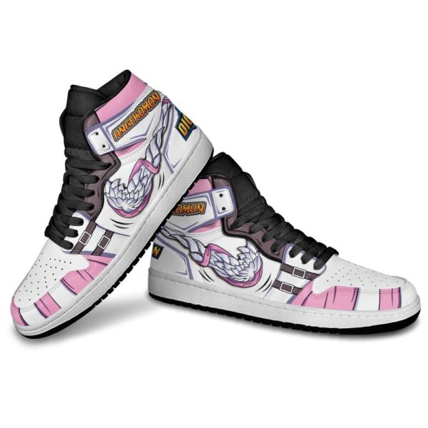 Baskets montantes Air Jordan Angewomon – Chaussures montantes Digimon – Image 4