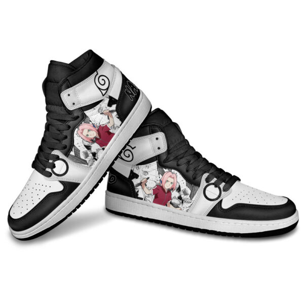 Baskets montantes Air Jordan Sakura Haruno – Chaussures montantes Naruto – Image 4