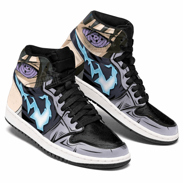 Baskets montantes Air Jordan Sasuke Uchiha – Chaussures montantes Naruto – Image 2