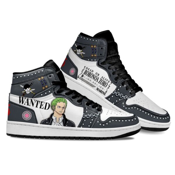 Baskets montantes Air Jordan Zoro – Chaussures montantes One Piece Red – Image 3
