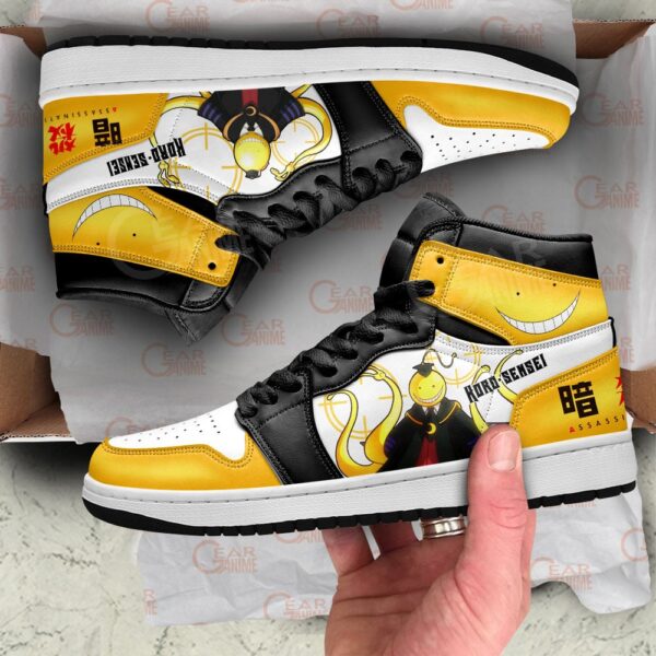 Baskets montantes Air Jordan Koro Sensei – Chaussures montantes Assassination Classroom – Image 4