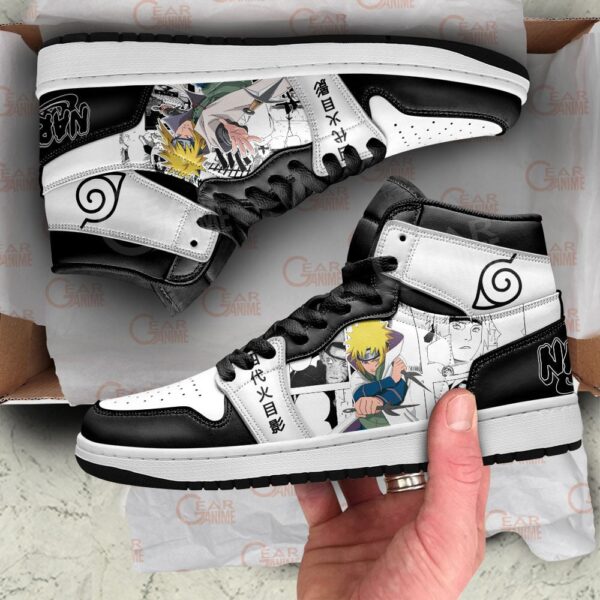 Baskets montantes Air Jordan Minato Namikaze – Chaussures montantes Naruto – Image 2
