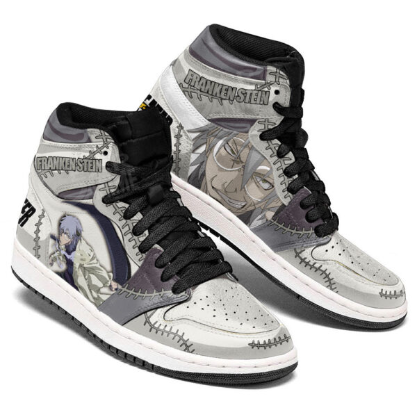 Baskets montantes Air Jordan Franken Stein – Chaussures montantes Soul Eater – Image 3