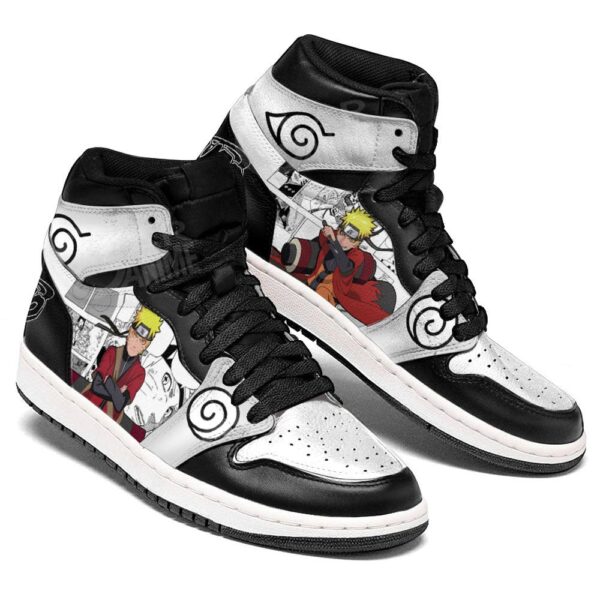 Baskets montantes Air Jordan Naruto Uzumaki (Sennin) – Chaussures montantes Naruto – Image 3