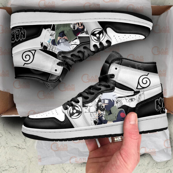 Baskets montantes Air Jordan Kakashi Hatake – Chaussures montantes Naruto – Image 2