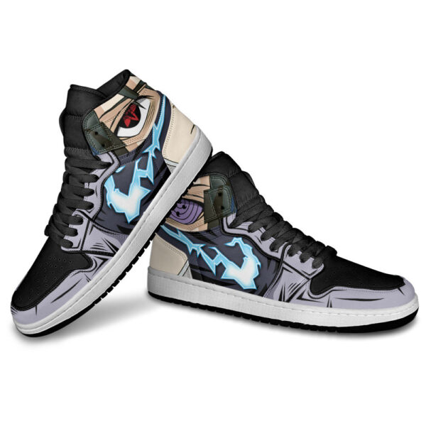 Baskets montantes Air Jordan Sasuke Uchiha – Chaussures montantes Naruto – Image 3