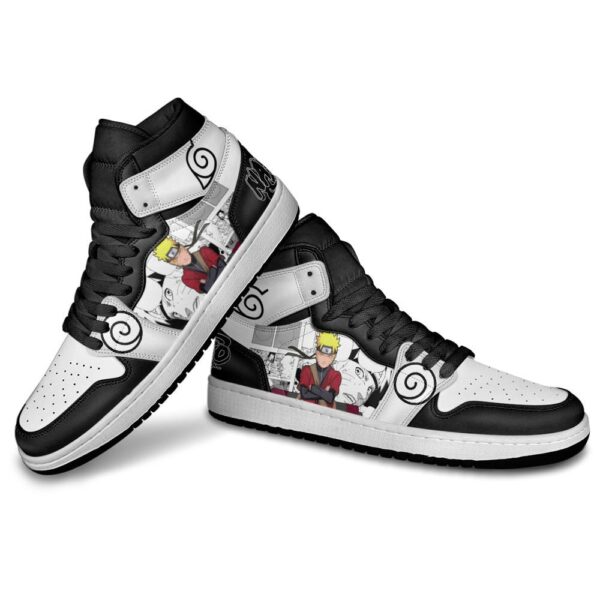 Baskets montantes Air Jordan Naruto Uzumaki (Sennin) – Chaussures montantes Naruto – Image 4