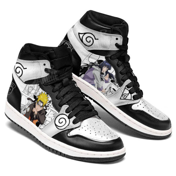 Baskets montantes Air Jordan Hinata Hyuga et Naruto Uzumaki – Chaussures montantes Naruto – Image 3
