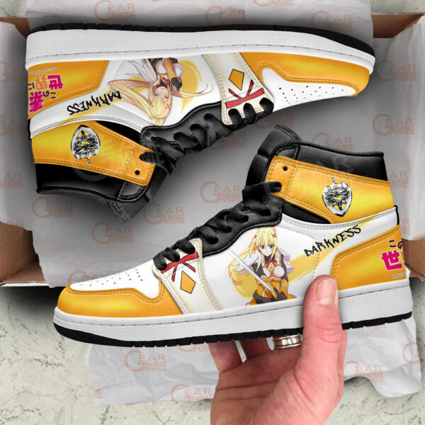 Baskets montantes Air Jordan Darkness – Chaussures montantes KonoSuba – Image 4